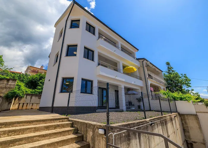 Apartman Ausgefallenes Nur 650 Meter Zum Sandstrand Mit Meerblick Selce